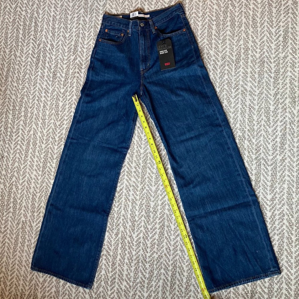 COPY - NEVER USED Levi,s ribcage super high rise wide leg jeans 30x34 - Picture 2 of 4
